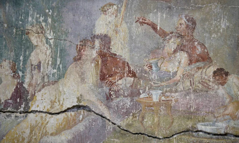 Pompeji csók a Casa dei Casti Amantin