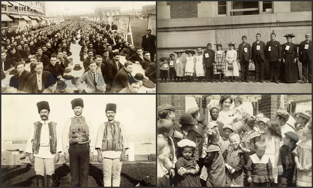 100 évvel ezelőtt az Amerikába érkező bevándorlók