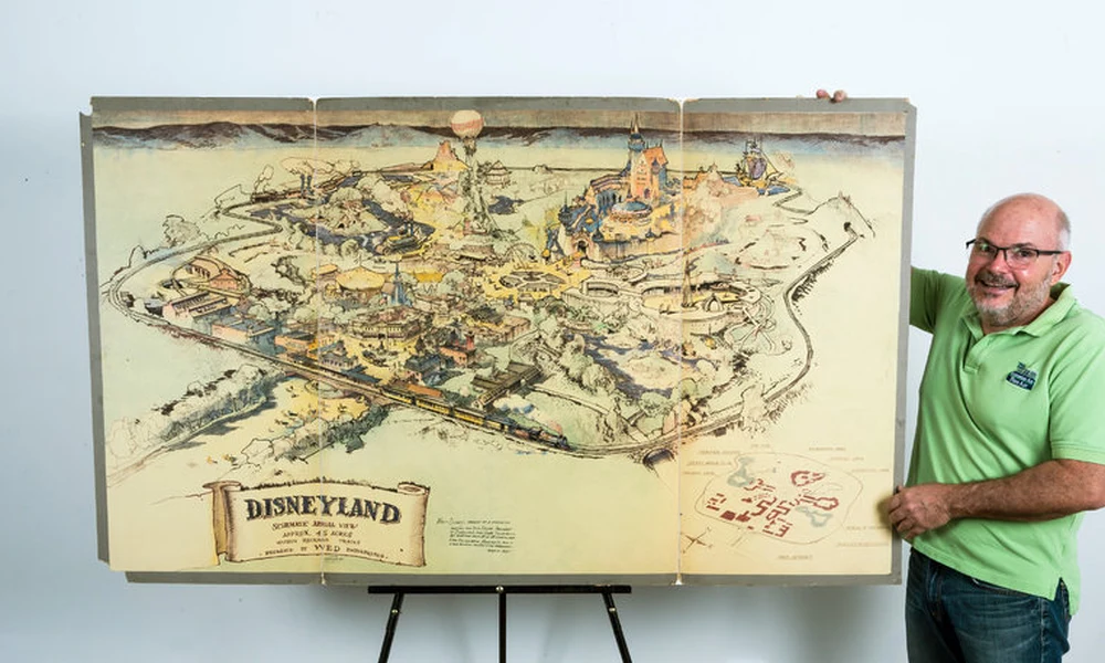 Disneyland első térképe