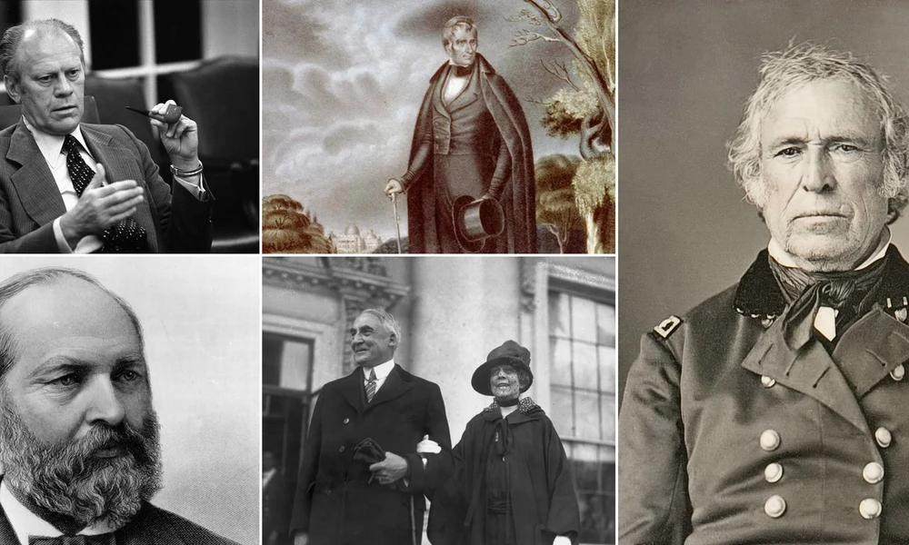 Az öt legrövidebb ideig hivatalban lévő amerikai elnök