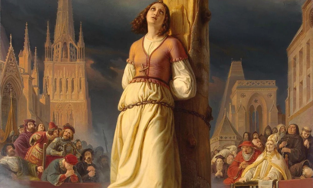 Hermann Stilke: Jeanne d'Arc máglyahalála