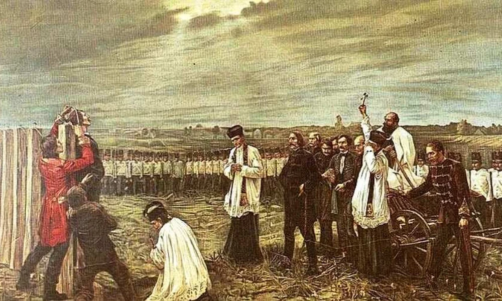 Az aradi vértanúk kivégzése Thorma János festményén