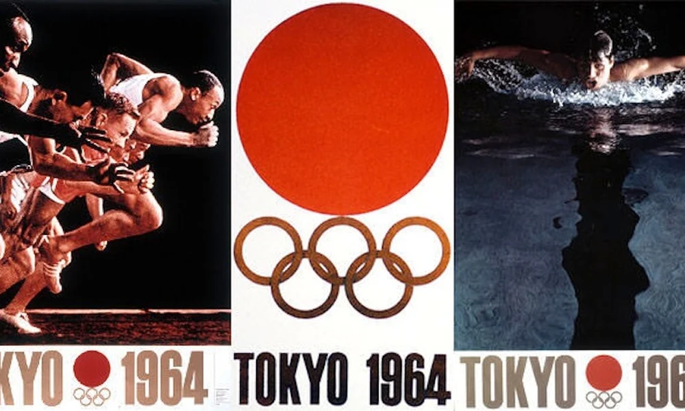 Az 1964-es tokiói olimpia plakátja