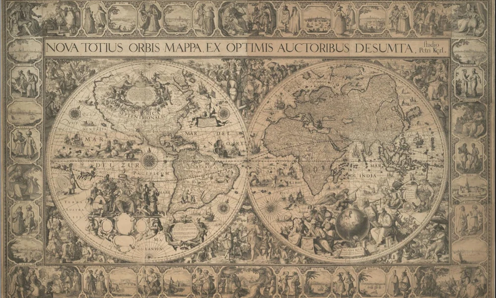 Pieter van den Keere 1611-es világtérképe