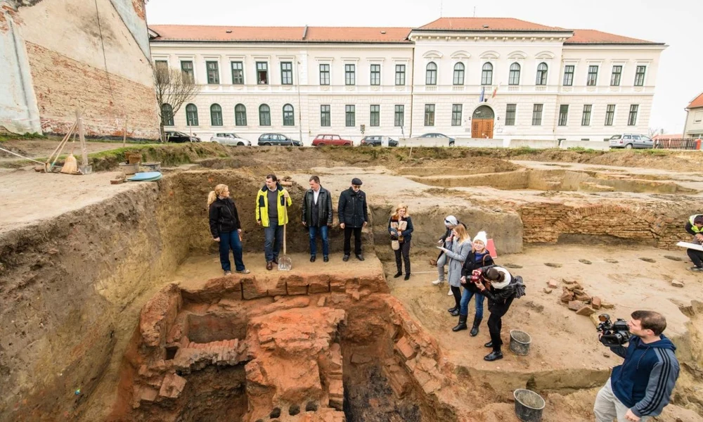 Középkori téglaégető kemencék