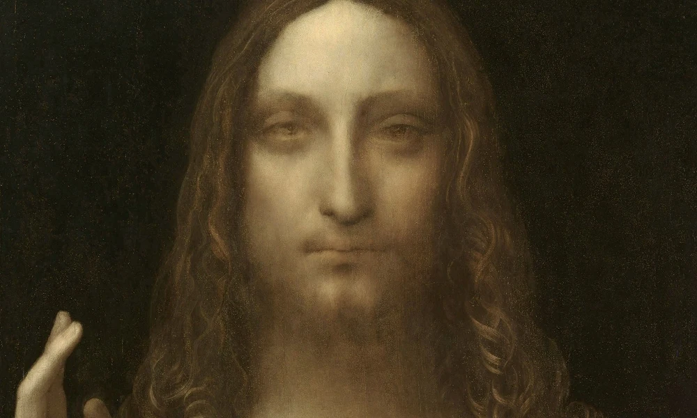 Leonardo da Vinci Salvator Mundi (Világmegváltó) című festménye
