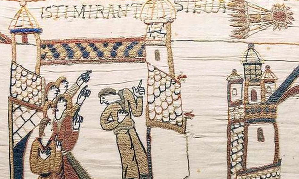 A Halley-üstökös 1066. évi felbukkanása a Bayeaux-i kárpiton