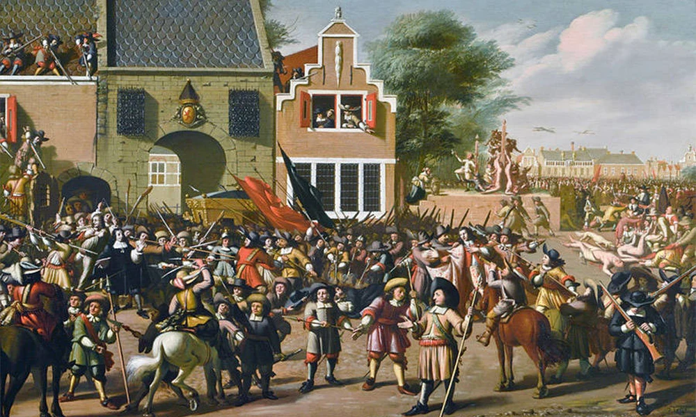 Johan de Witt és testvére meglincselése