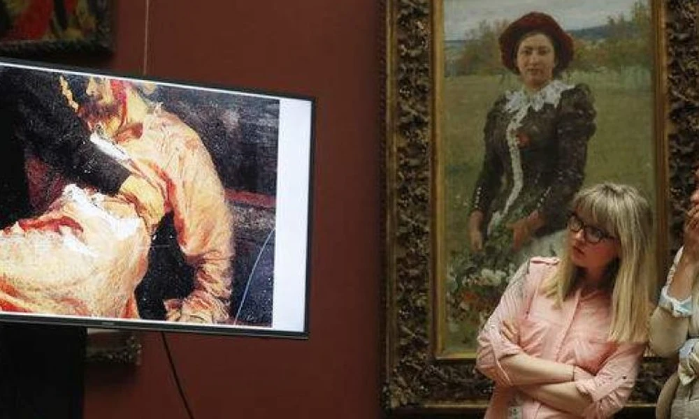Repin megrongált festménye
