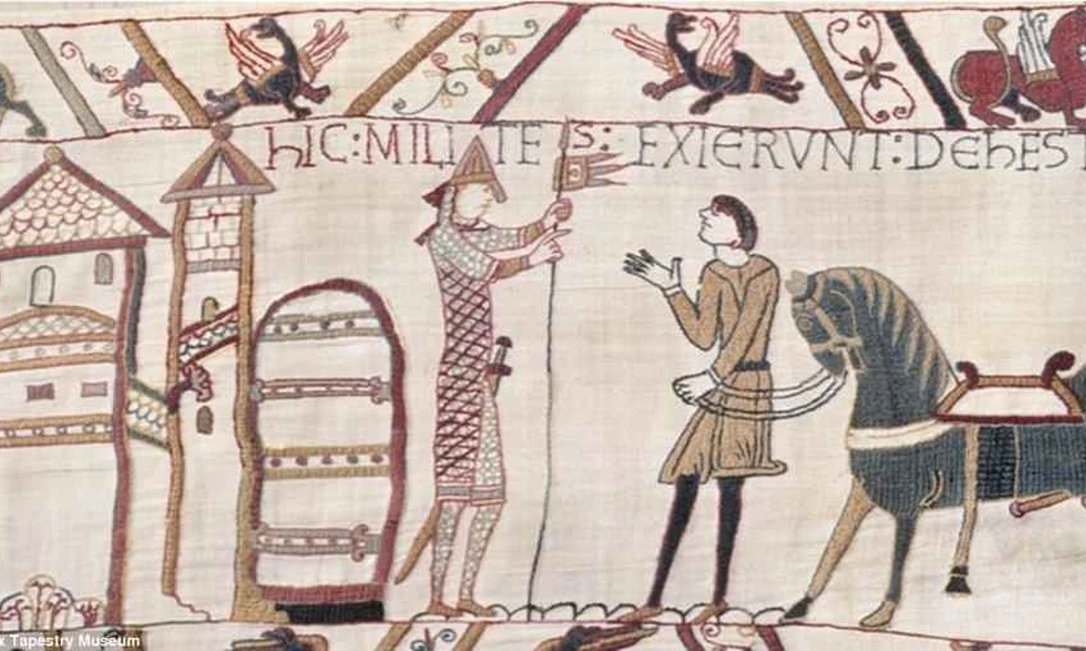 Hódító Vilmos lova a bayeux-i kárpiton