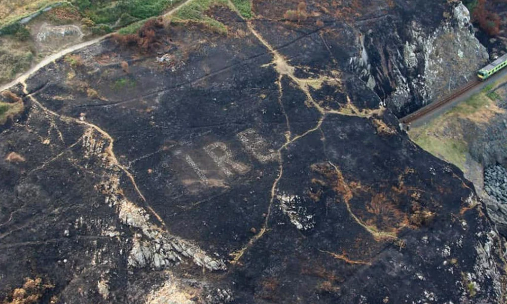 Futótűz fedte fel az írek üzentét a II. világháborús bombázók pilótáinak