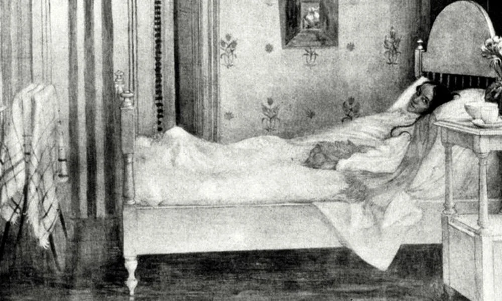fekvő nő