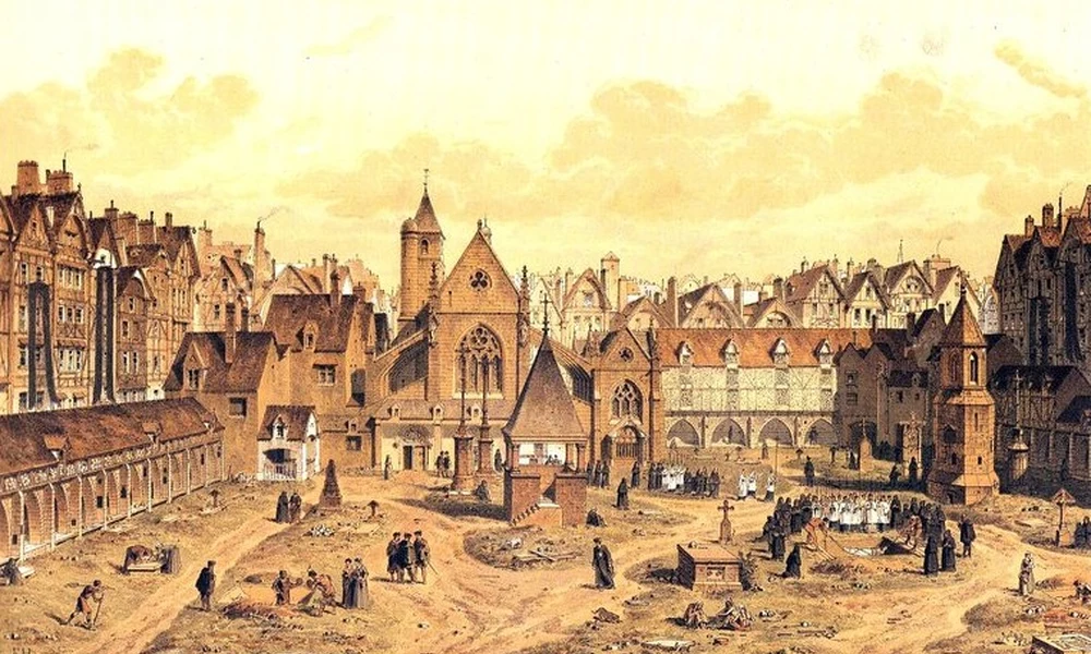A párizsi Szent Ignác temető 1550 körül