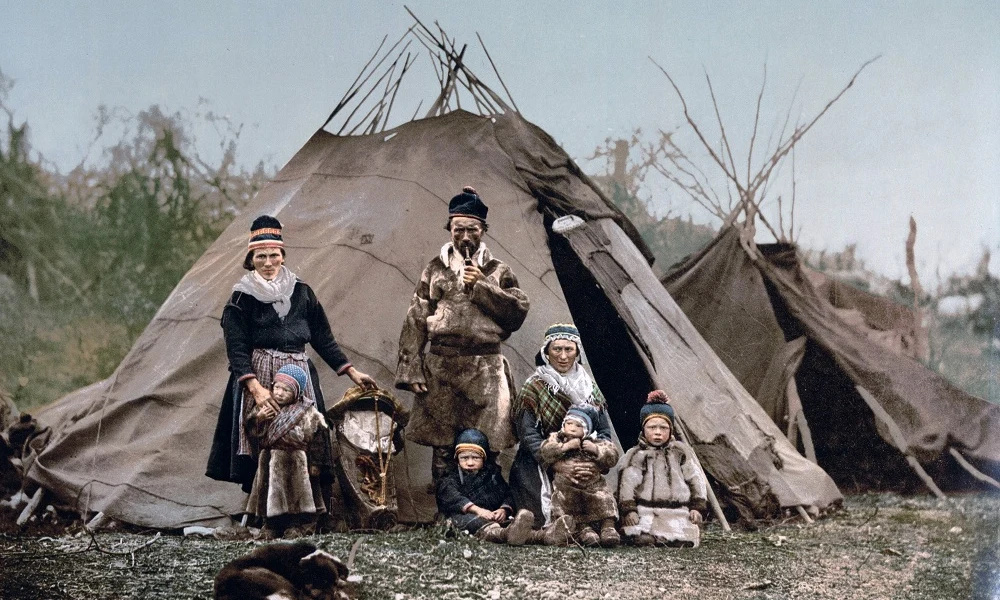 Számi család 1900 körül