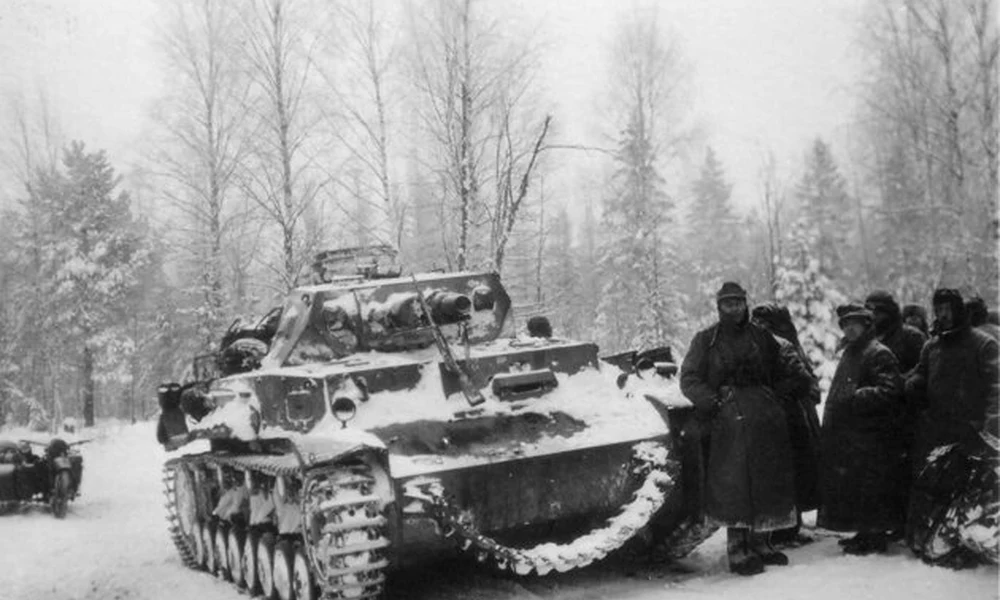 Német erők Moszkva mellett 1941. decemberben