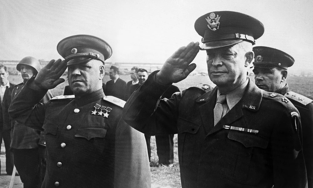 Zsukov és Eisenhower