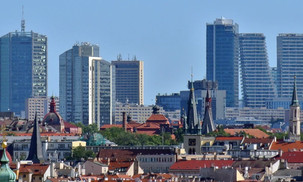 Prága felhőkarcolók