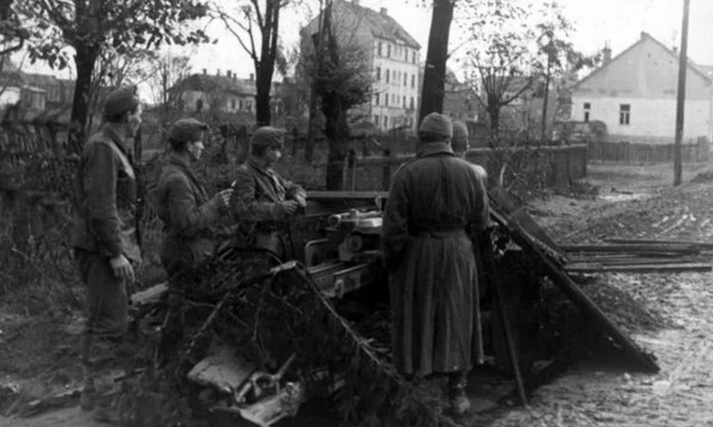 Budapest ostroma PaK 40