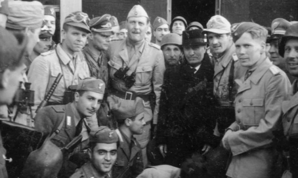Skorzeny és Mussolini