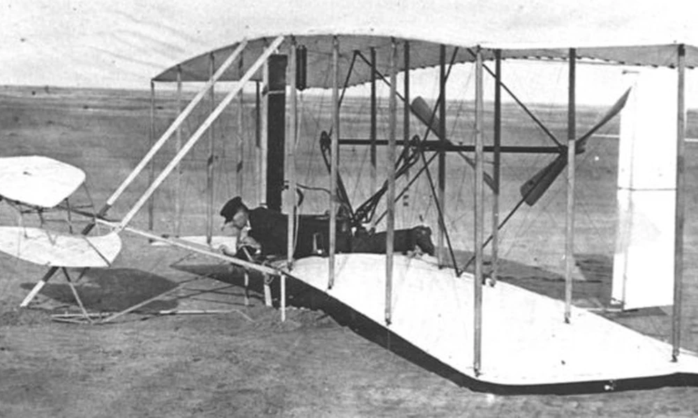 A Wright Flyer I. (kép forrása: wright-brothers.org)