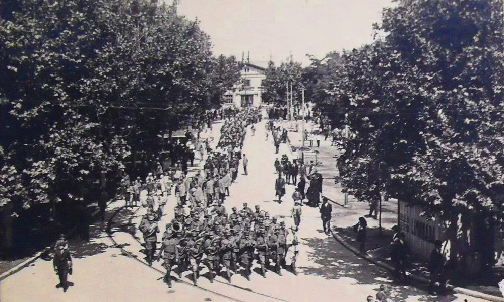 Szerb katonák Szabadkán