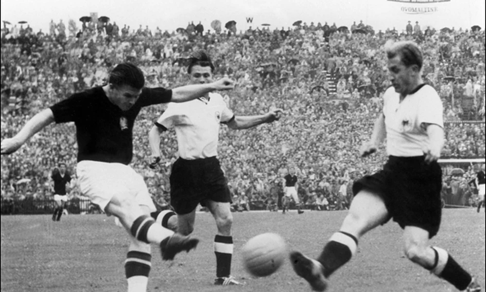 Puskás Ferenc a berni döntőben 1954-ben