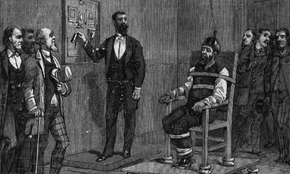 A gyilkosságért halálra ítélt William Kemmler zöldségárus kivégzése