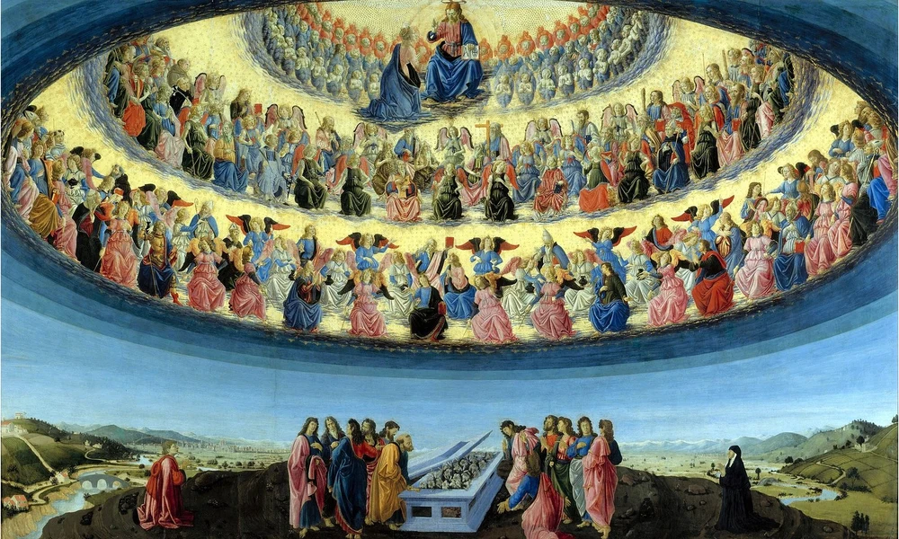 Francesco Botticini: Mária mennybevétele