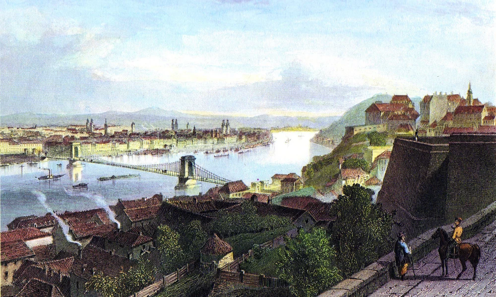 Lánchíd 1850-ben