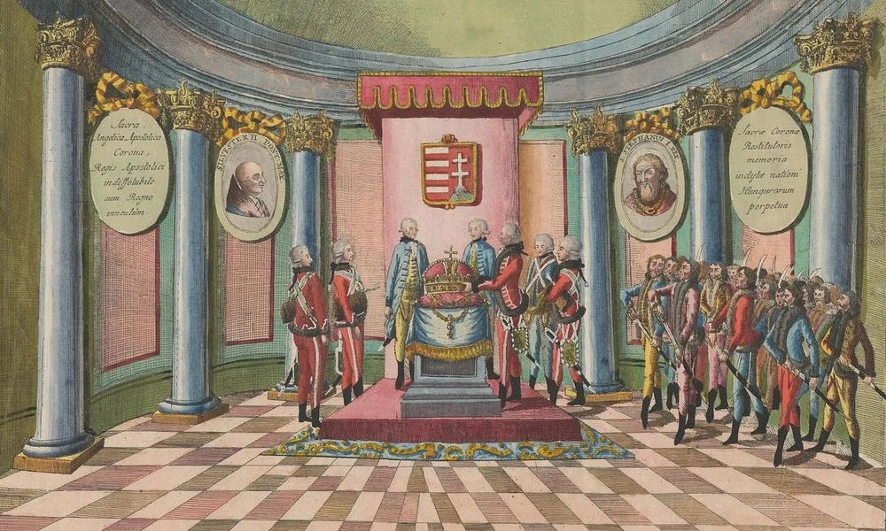 1784. április 13. II. József rendeletére Bécsbe érkezik a Szent Korona