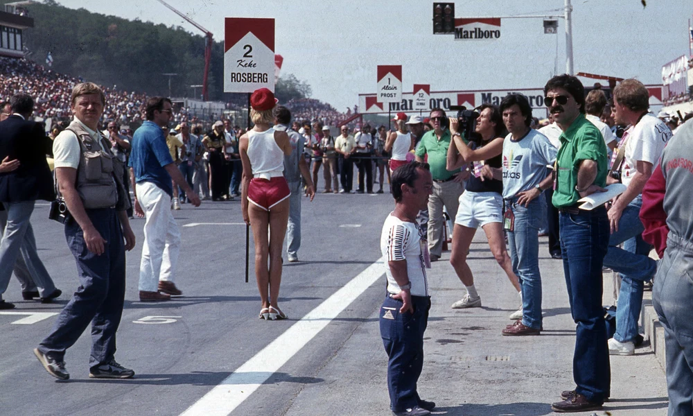 Az 1986-os első Magyar Nagydíj rajtrácsa 1986. augusztus 10-én