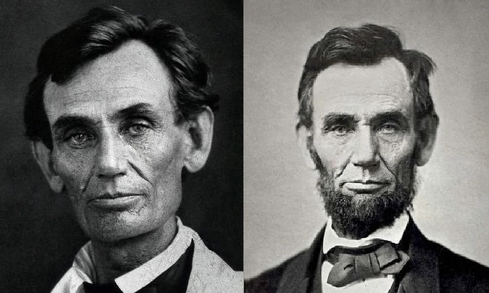 A szakálltalan és a szakállas Lincoln