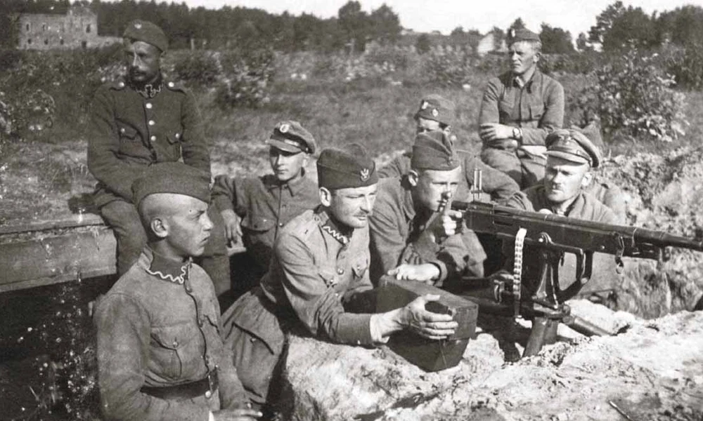 Lengyel védelmi állás Miłosna közelében (1920 augusztusa)