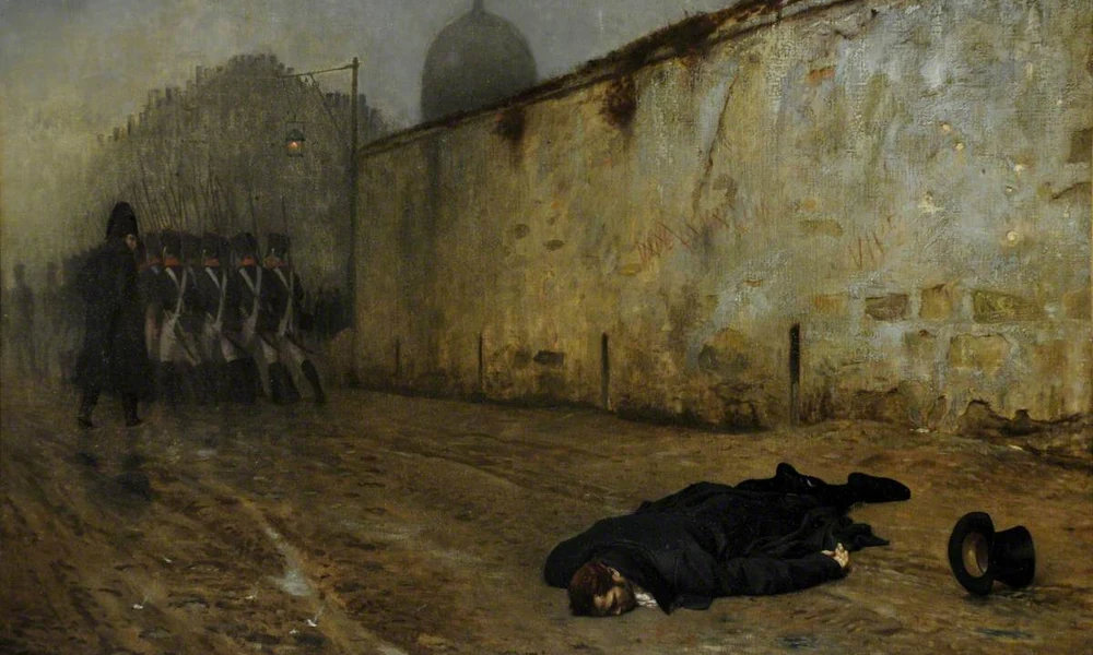 Ney marsall kivégzése egy 1868-as festményen