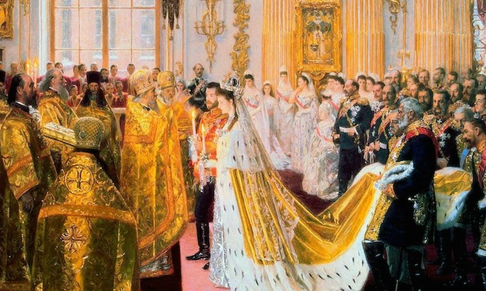 II. Miklós és felesége koronázása