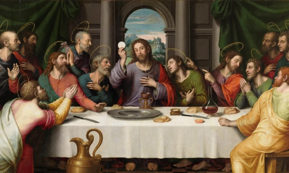 Juan de Juanes 1562 körül készült, Utolsó vacsora című műve
