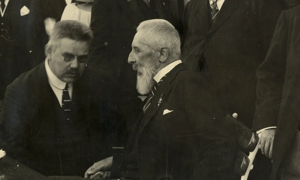Apponyi Albert gróf és a magyar küldöttségben