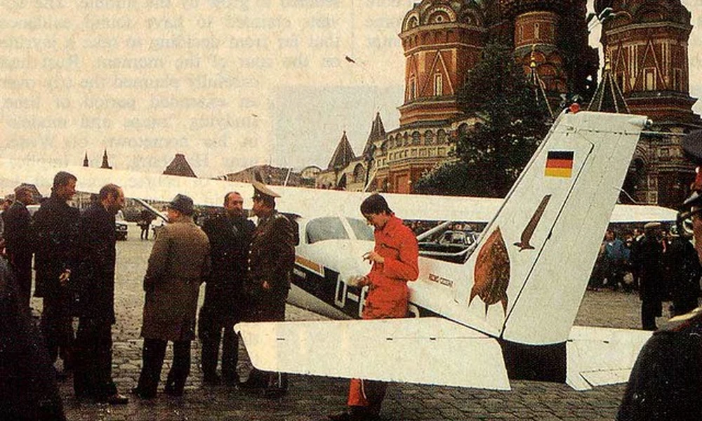 Mathias Rust landolása Moszkvában