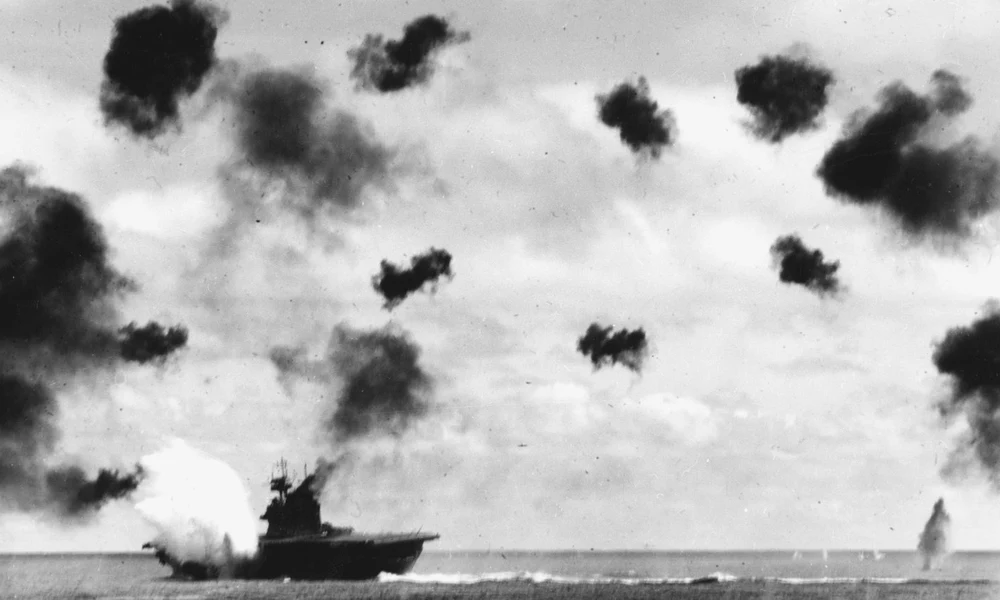 Japán légitámadás a Yorktown ellen