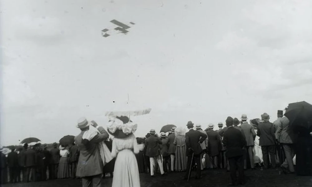 Budapesti Nemzetközi Repülőverseny, 1910. június 5-17., Rákosmező (Fortepan)