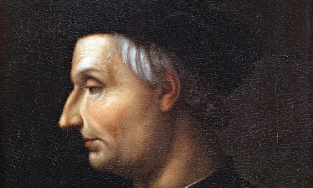 Festmény Niccoló Machiavelliről (Cristofano Dell'Altissimo)