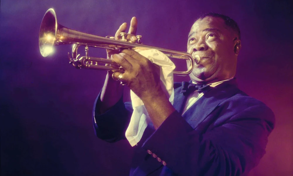 Louis Armstrong, kezében mindig trombitával