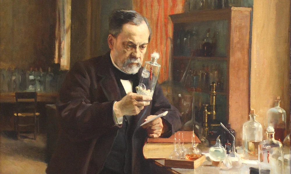 Pasteur laboratóriumában (1885-ös festmény)