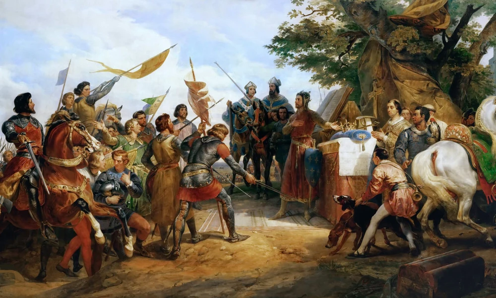 A győzedelmes francia király