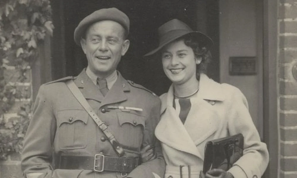 Violette Szabo férjével, Étienne Szabóval 1940 körül
