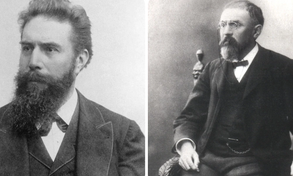 Wilhelm Conrad Röntgen és Henri Poincaré