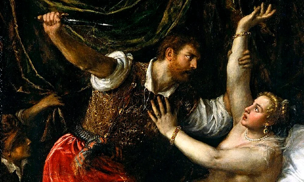 Tarquin és Lukrécia, Tiziano Vecellio festménye