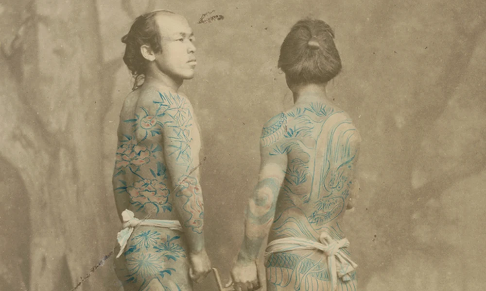 Tetovált japánok 1870-ből