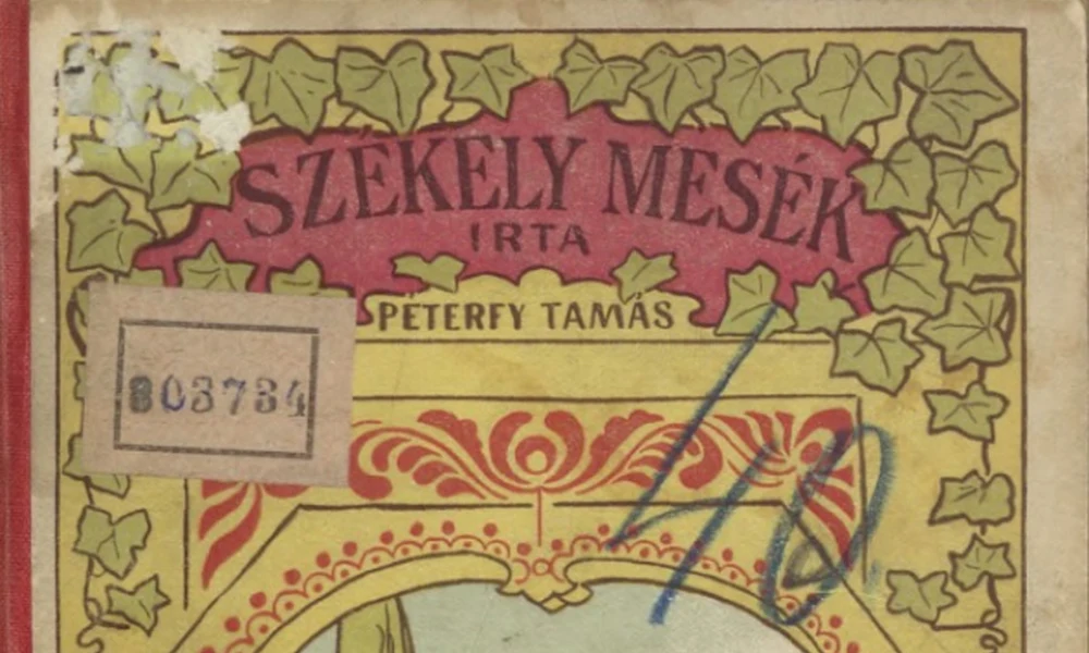 Péterfy Tamás Székely mesék című könyvének borítója 