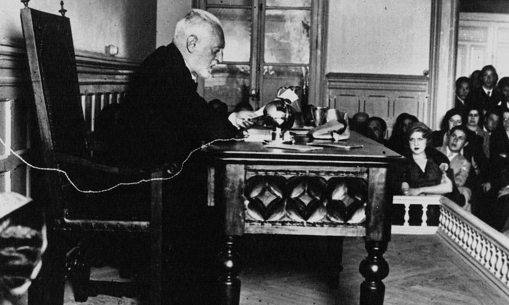 Unamuno előadása 1932-ben
